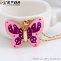 31940-Xuping Charming Girlfriend Gifts Butterfly Shape Pendant Necklace